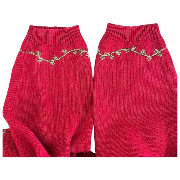 Woolrich Womens Christmas Sweater Size XL Pullover Crew Neck Santa Sleigh Nordic - Picture 9 of 10